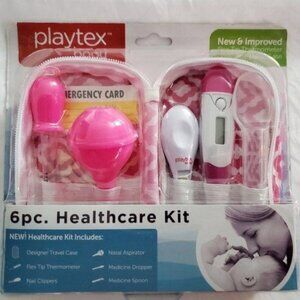 NWT Playtex 6 Piece Baby Healthcare Pink